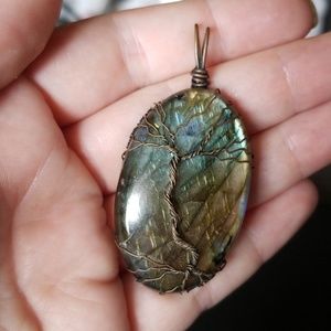 🎁Labradorite handmade necklace pendant